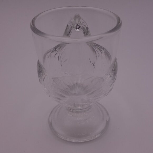 France Glass Egg Holder/Shot Cup in a Chicken - Picture 4 of 12